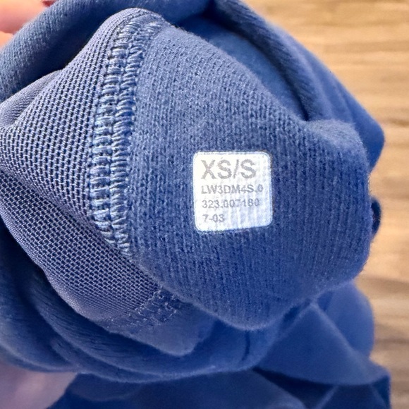 NWOT Lululemon Scuba Oversized Half-Zip Hoodie (blue size XS/S) - Picture 7 of 7